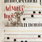 16-17th CENTURY ANTIPHONARY MANUSCRIPT antique FOLIO 92 pp. AMAZING BINDING