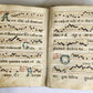 16-17th CENTURY ANTIPHONARY MANUSCRIPT antique FOLIO 92 pp. AMAZING BINDING