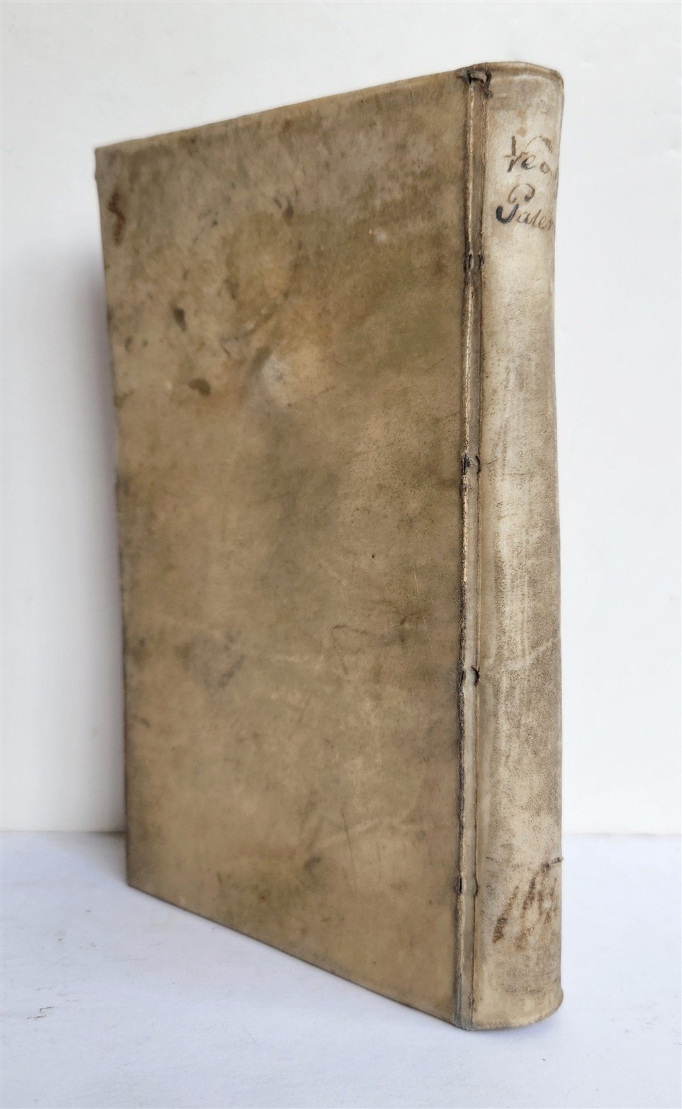 1756 ROMAN HISTORY by Velleius Paterculus antique VELLUM BINDING
