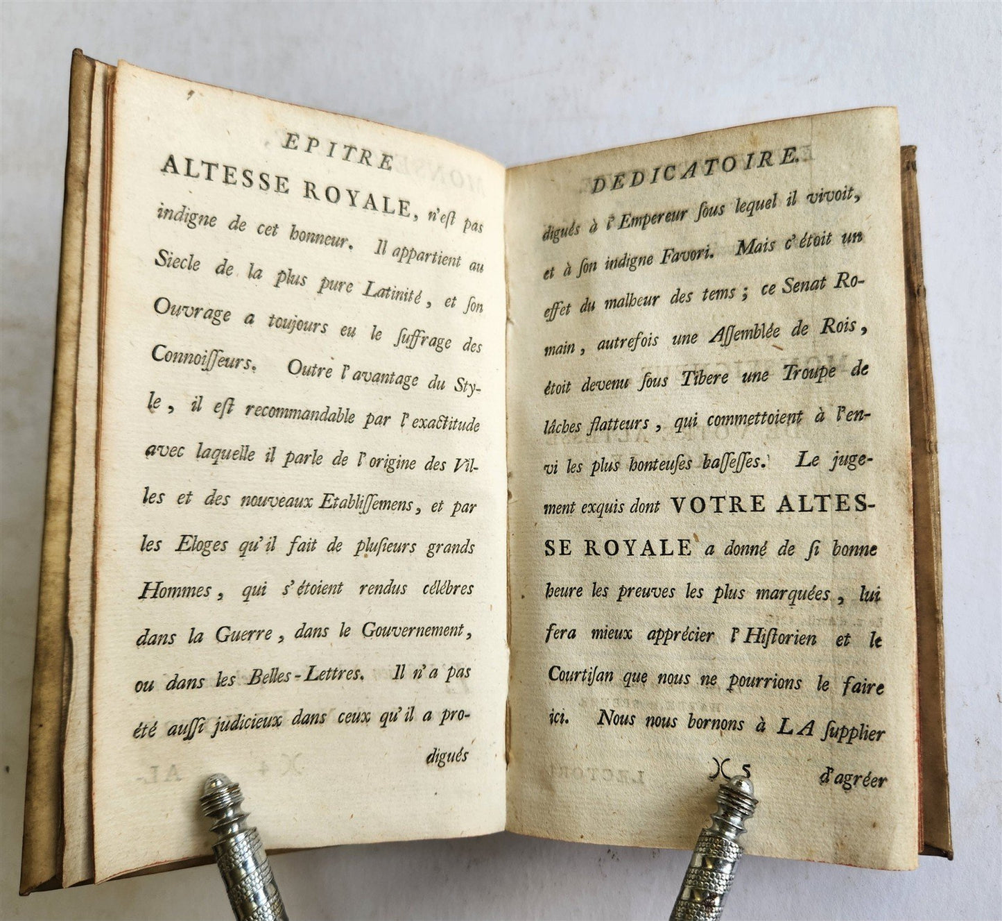 1756 ROMAN HISTORY by Velleius Paterculus antique VELLUM BINDING