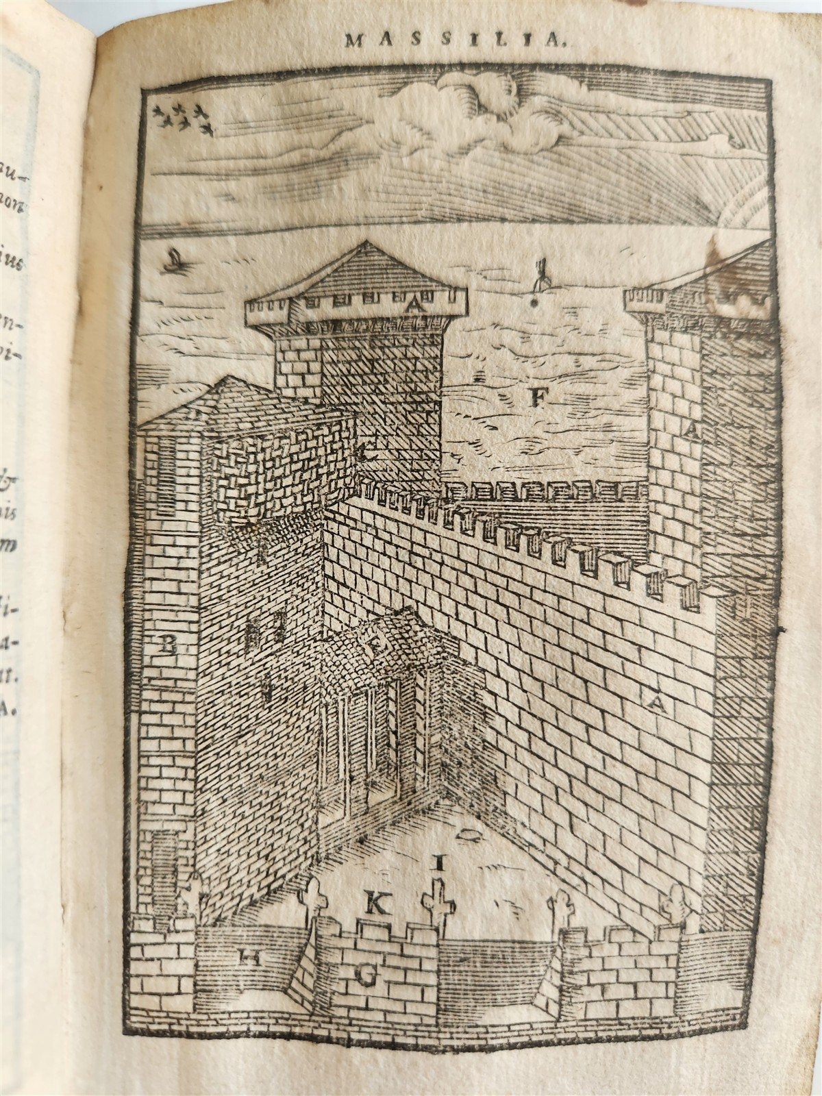 1558 JULIUS CAESAR Rerum ab se gestarum commentarii ILLUSTRATED antique VELLUM