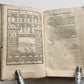 1558 JULIUS CAESAR Rerum ab se gestarum commentarii ILLUSTRATED antique VELLUM