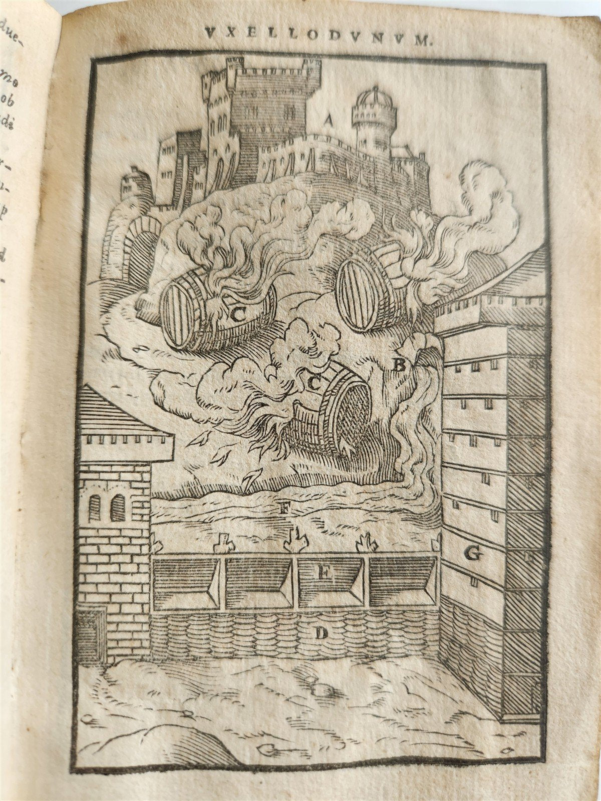 1558 JULIUS CAESAR Rerum ab se gestarum commentarii ILLUSTRATED antique VELLUM