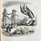1839 FABLES by LA FONTAINE 2 VOLUMES illustrated ANTIQUE in FRENCH