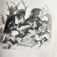 1839 FABLES by LA FONTAINE 2 VOLUMES illustrated ANTIQUE in FRENCH
