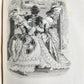 1839 FABLES by LA FONTAINE 2 VOLUMES illustrated ANTIQUE in FRENCH