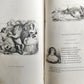 1839 FABLES by LA FONTAINE 2 VOLUMES illustrated ANTIQUE in FRENCH