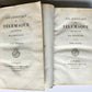 1814 LES AVENTURES de TELEMAQUE by FENELON 2 VOLUMES in FRENCH ANTIQUE