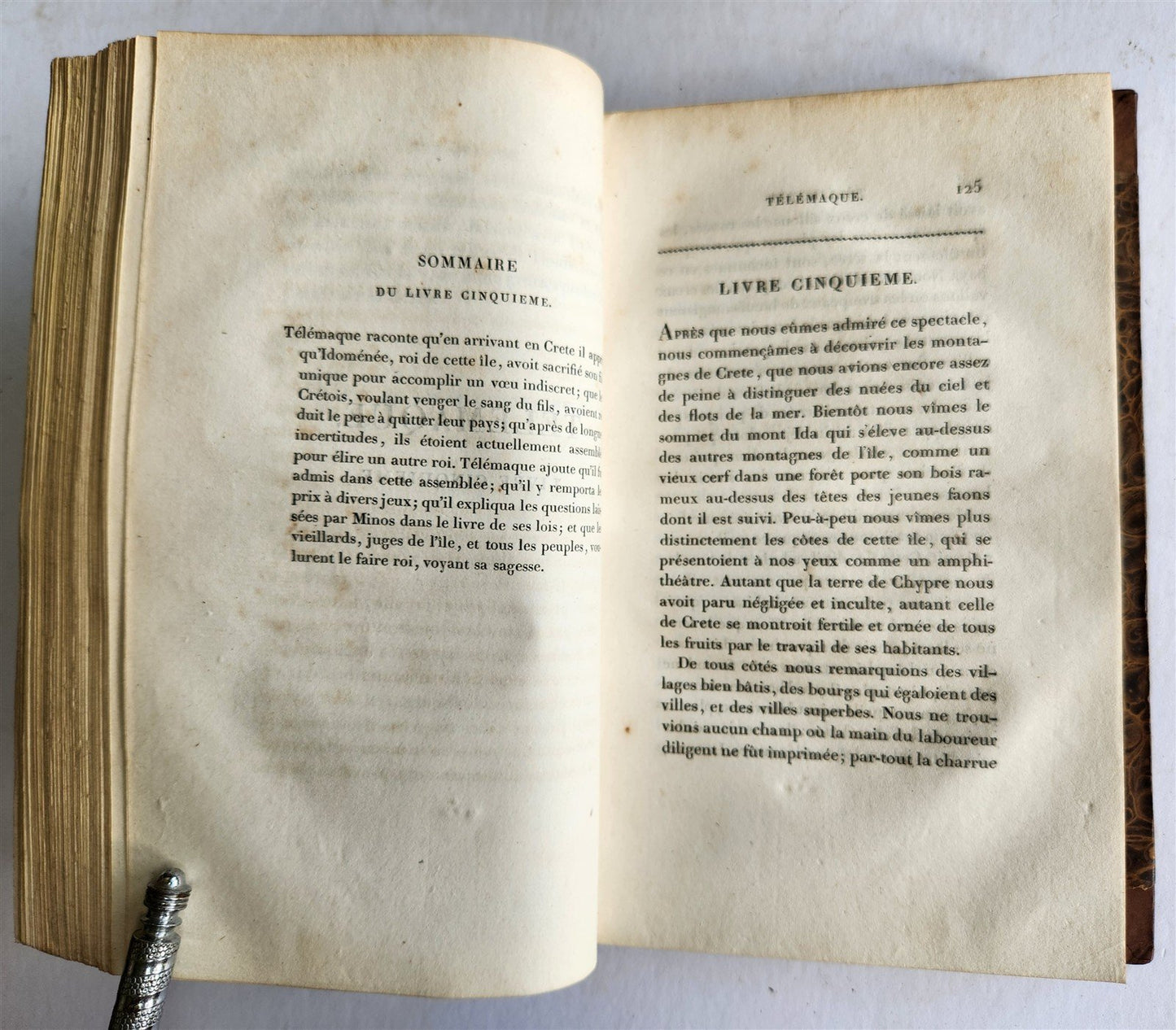 1814 LES AVENTURES de TELEMAQUE by FENELON 2 VOLUMES in FRENCH ANTIQUE