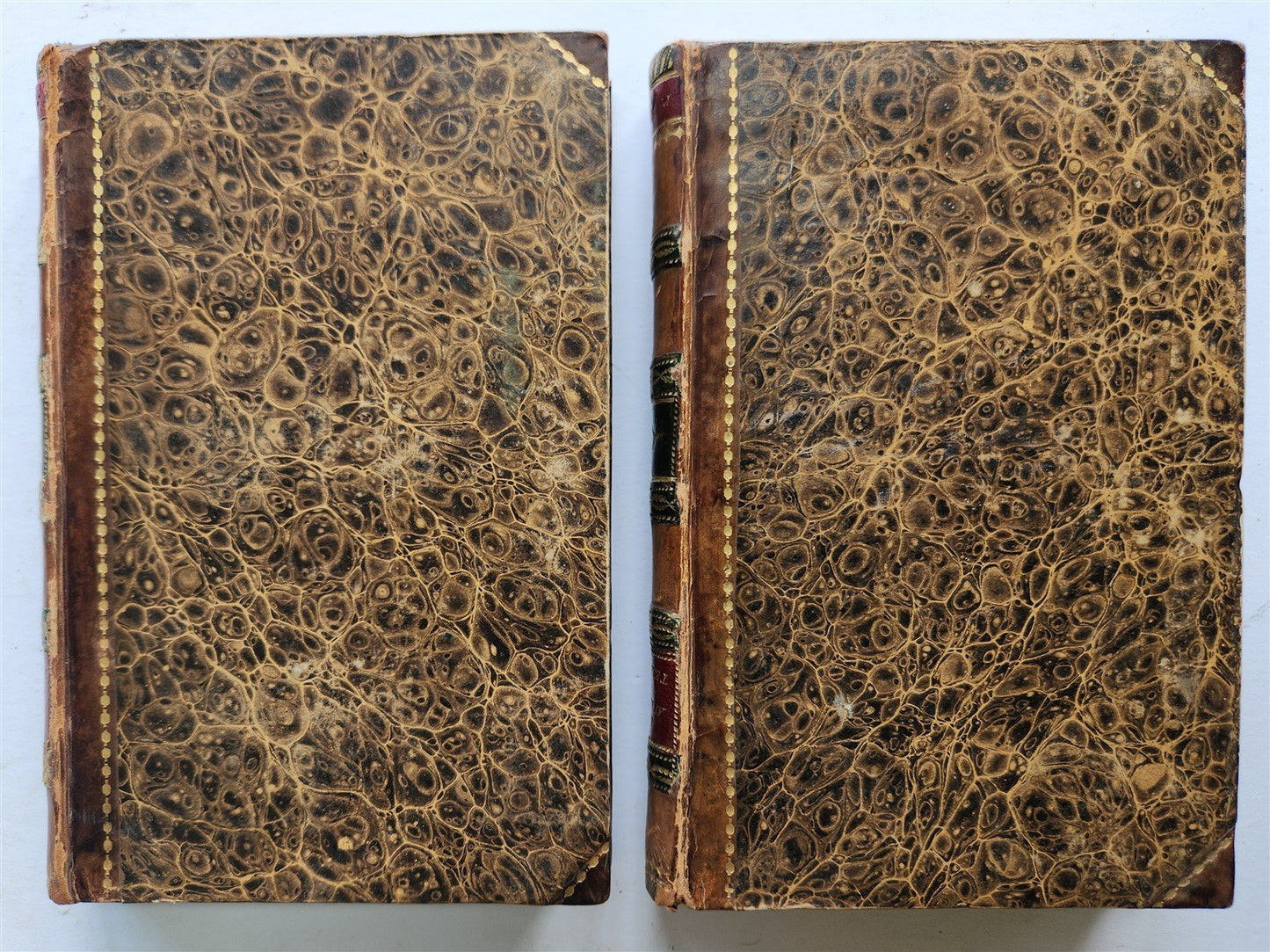 1814 LES AVENTURES de TELEMAQUE by FENELON 2 VOLUMES in FRENCH ANTIQUE