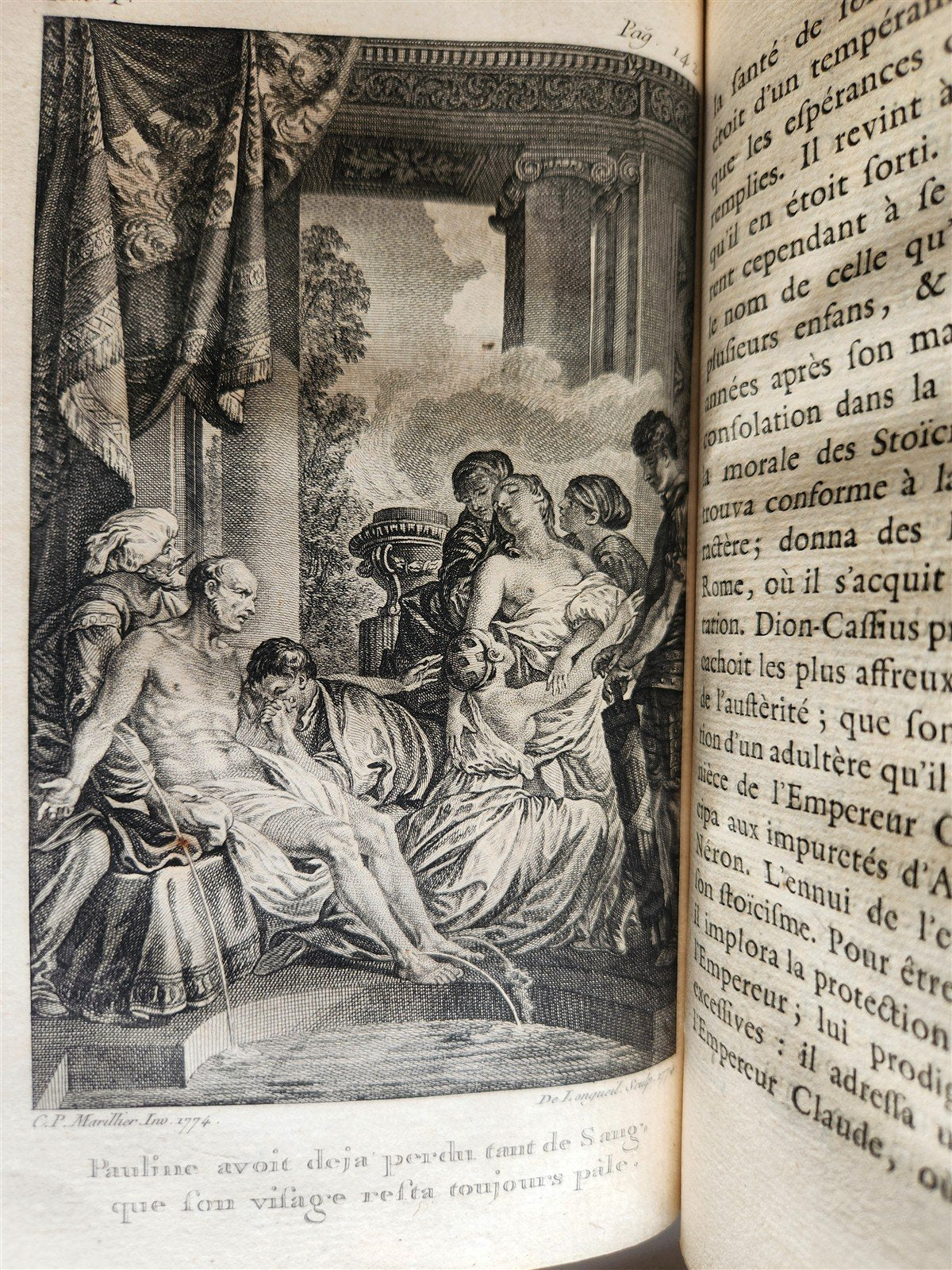 1787 THEATRE du MONDE by M. RICHER ILLUSTRATED 4 VOLUMES SET in FRENCH ANTIQUE