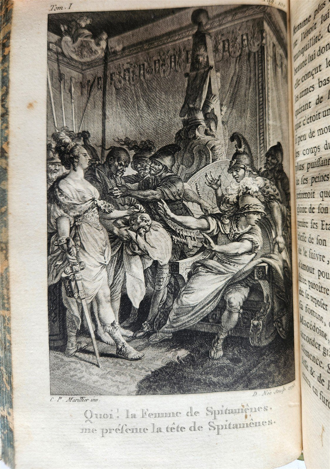 1787 THEATRE du MONDE by M. RICHER ILLUSTRATED 4 VOLUMES SET in FRENCH ANTIQUE