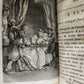 1787 THEATRE du MONDE by M. RICHER ILLUSTRATED 4 VOLUMES SET in FRENCH ANTIQUE