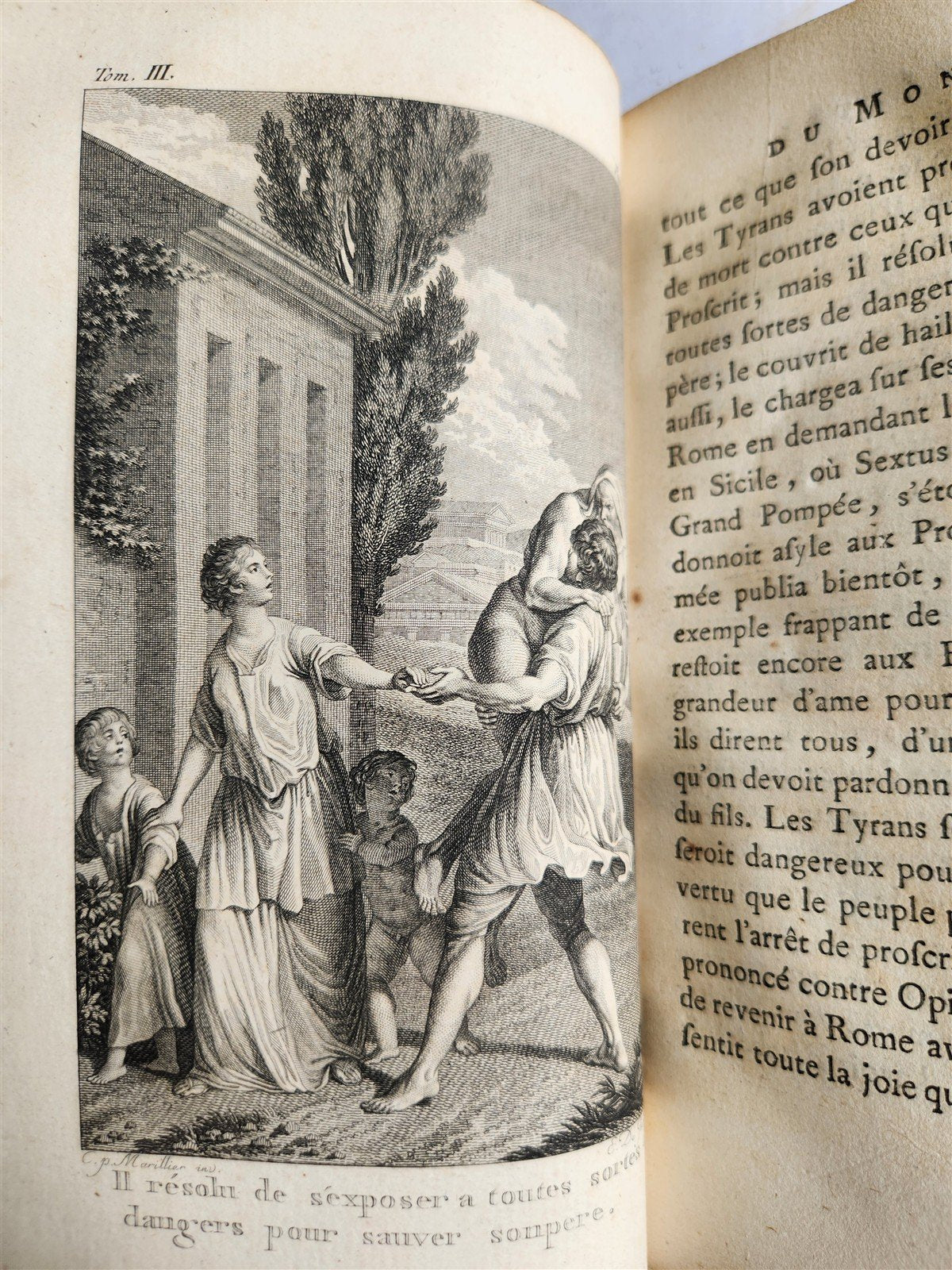 1787 THEATRE du MONDE by M. RICHER ILLUSTRATED 4 VOLUMES SET in FRENCH ANTIQUE