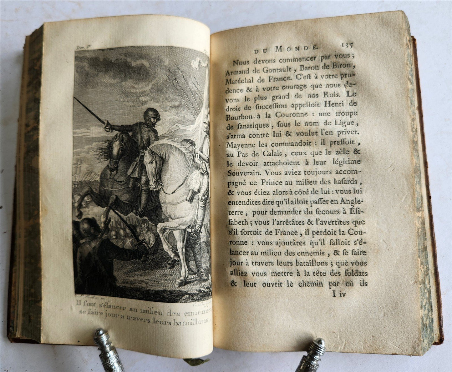 1787 THEATRE du MONDE by M. RICHER ILLUSTRATED 4 VOLUMES SET in FRENCH ANTIQUE