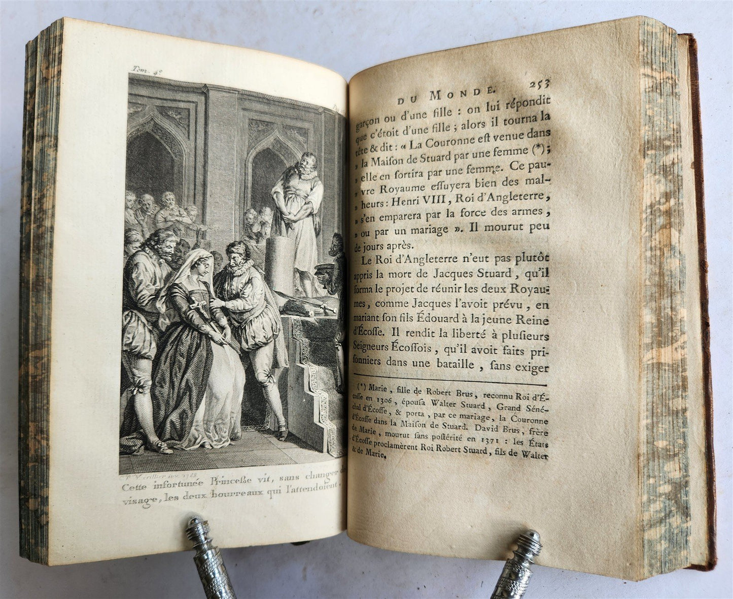 1787 THEATRE du MONDE by M. RICHER ILLUSTRATED 4 VOLUMES SET in FRENCH ANTIQUE