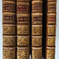 1743 by OEUVRES DIVERSES by Jean-Baptiste ROSSEAU 4 VOLUMES in FRENCH ANTIQUE