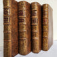1743 by OEUVRES DIVERSES by Jean-Baptiste ROSSEAU 4 VOLUMES in FRENCH ANTIQUE