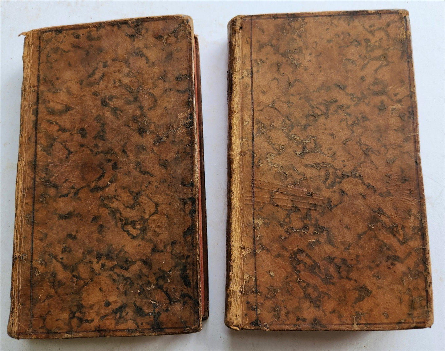 1773 VOYAGE to ROME 2 VOLUMES SET in FRENCH ANTIQUE