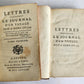 1773 VOYAGE to ROME 2 VOLUMES SET in FRENCH ANTIQUE