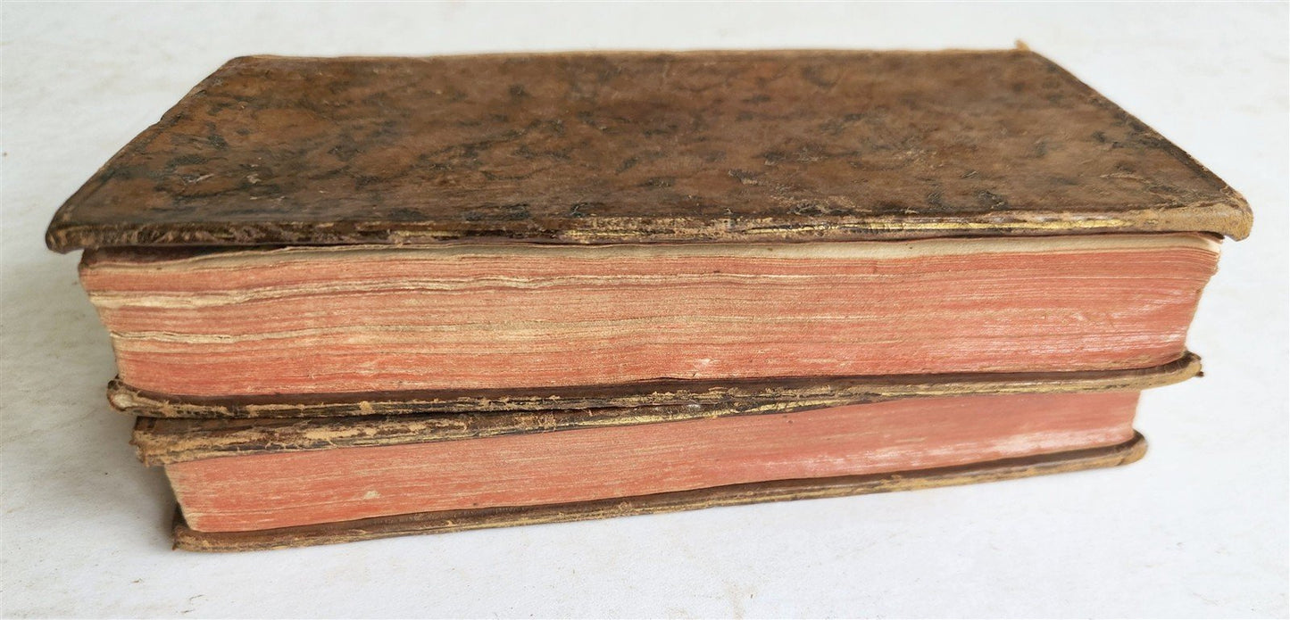 1773 VOYAGE to ROME 2 VOLUMES SET in FRENCH ANTIQUE