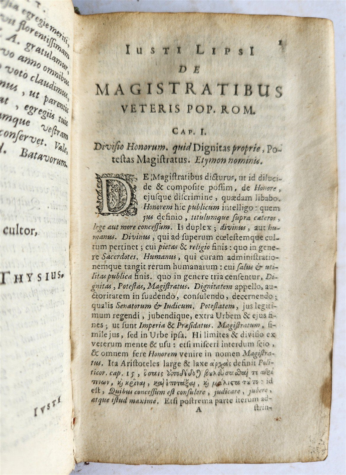 1657 ROMAN ANTIQUITIES illustrated ANTIQUE vellum bound