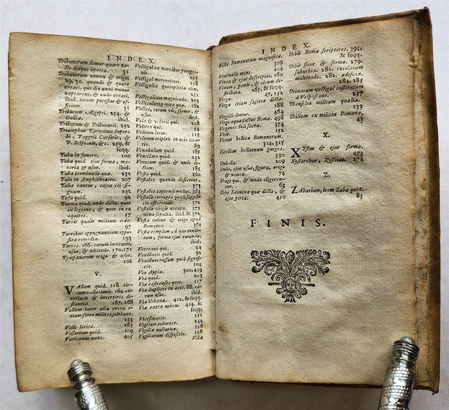1657 ROMAN ANTIQUITIES illustrated ANTIQUE vellum bound