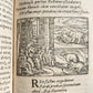 1595 REYNARD the FOX in LATIN illustrated by Jost Amman & Virgil Solis ANTIQUE