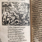 1595 REYNARD the FOX in LATIN illustrated by Jost Amman & Virgil Solis ANTIQUE