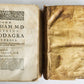1723 MEDICAL TREATISE on ARTHRITIS & PODAGRA 2 volumes ANTIQUE vellum binding