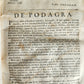 1723 MEDICAL TREATISE on ARTHRITIS & PODAGRA 2 volumes ANTIQUE vellum binding