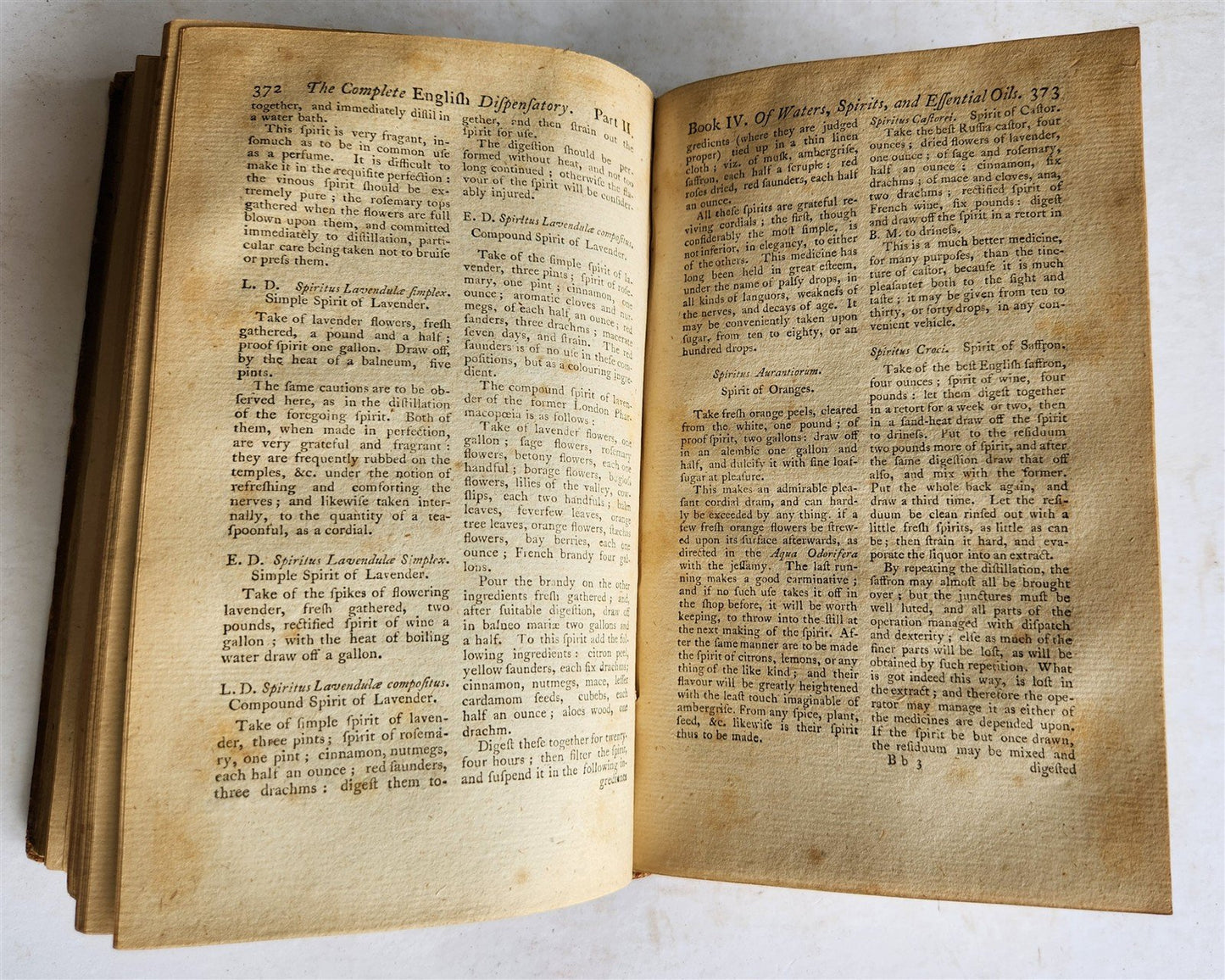 1782 PHARMACOPOEIA Officinalis & Extemporanea: English Dispensatory ANTIQUE