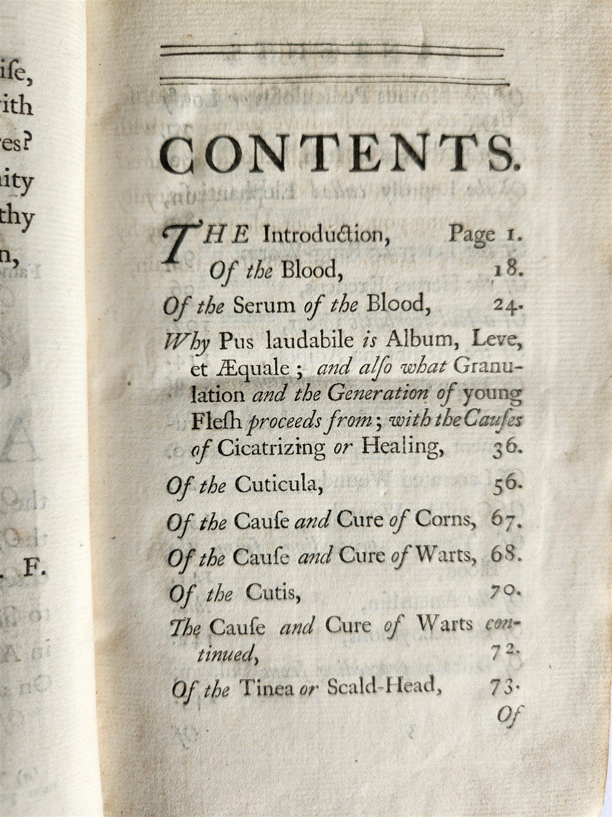 1748 Essay on the Art of Healing by John Freke ANTIQUE in ENGLISH