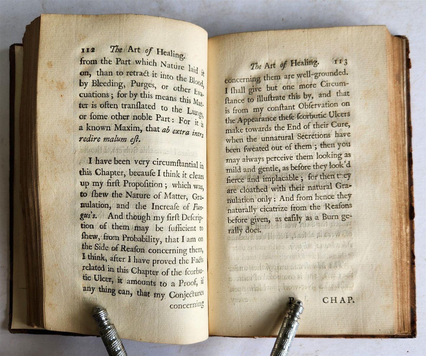 1748 Essay on the Art of Healing by John Freke ANTIQUE in ENGLISH
