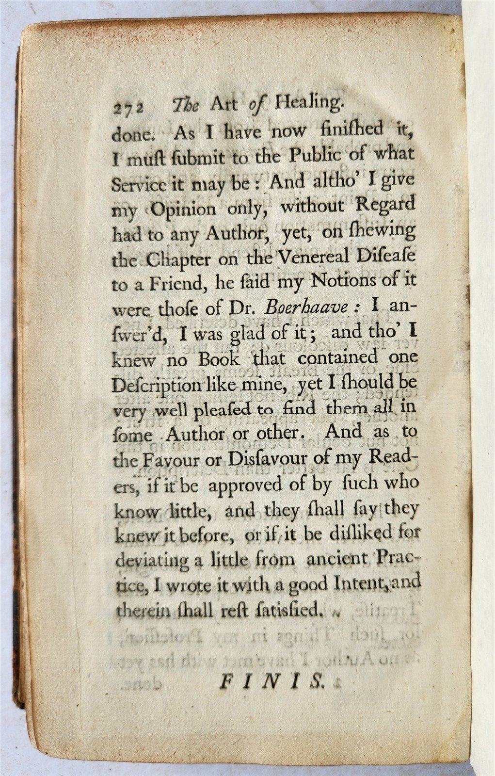1748 Essay on the Art of Healing by John Freke ANTIQUE in ENGLISH