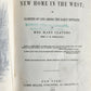 1872 Our New Home in The West By Mrs. Mary Clavers ANTIQUE Americana