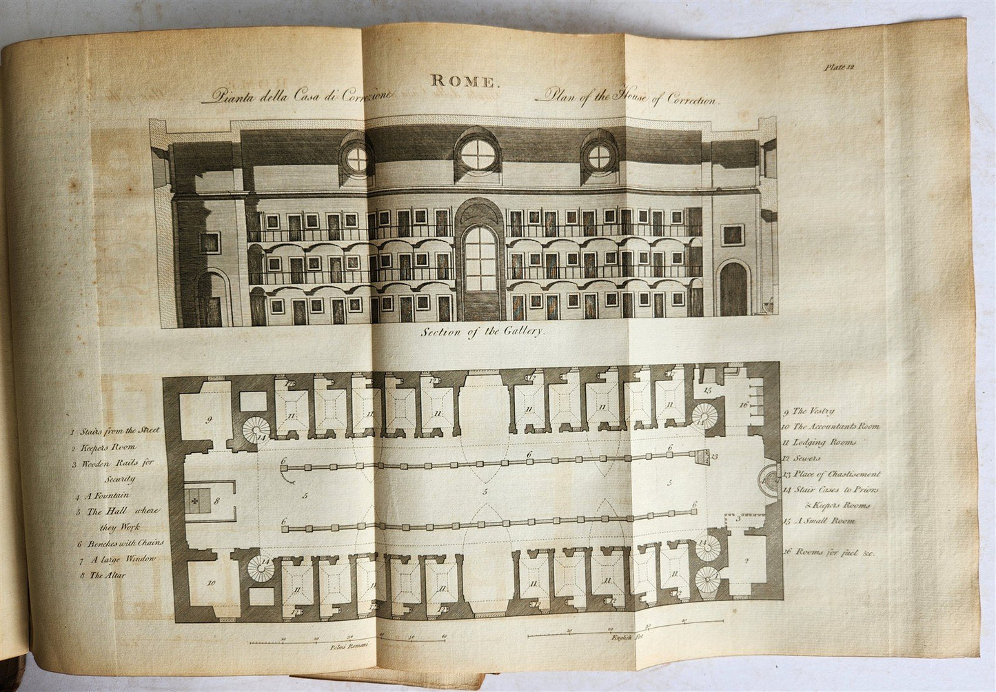 1784 STATE of PRISONS in ENGLAND including Europe & Russia ANTIQUE illustrated