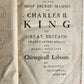 1692 SEVERAL CHIRURGICAL TREATISES by Richard Wiseman in ENGLISH ANTIQUE FOLIO