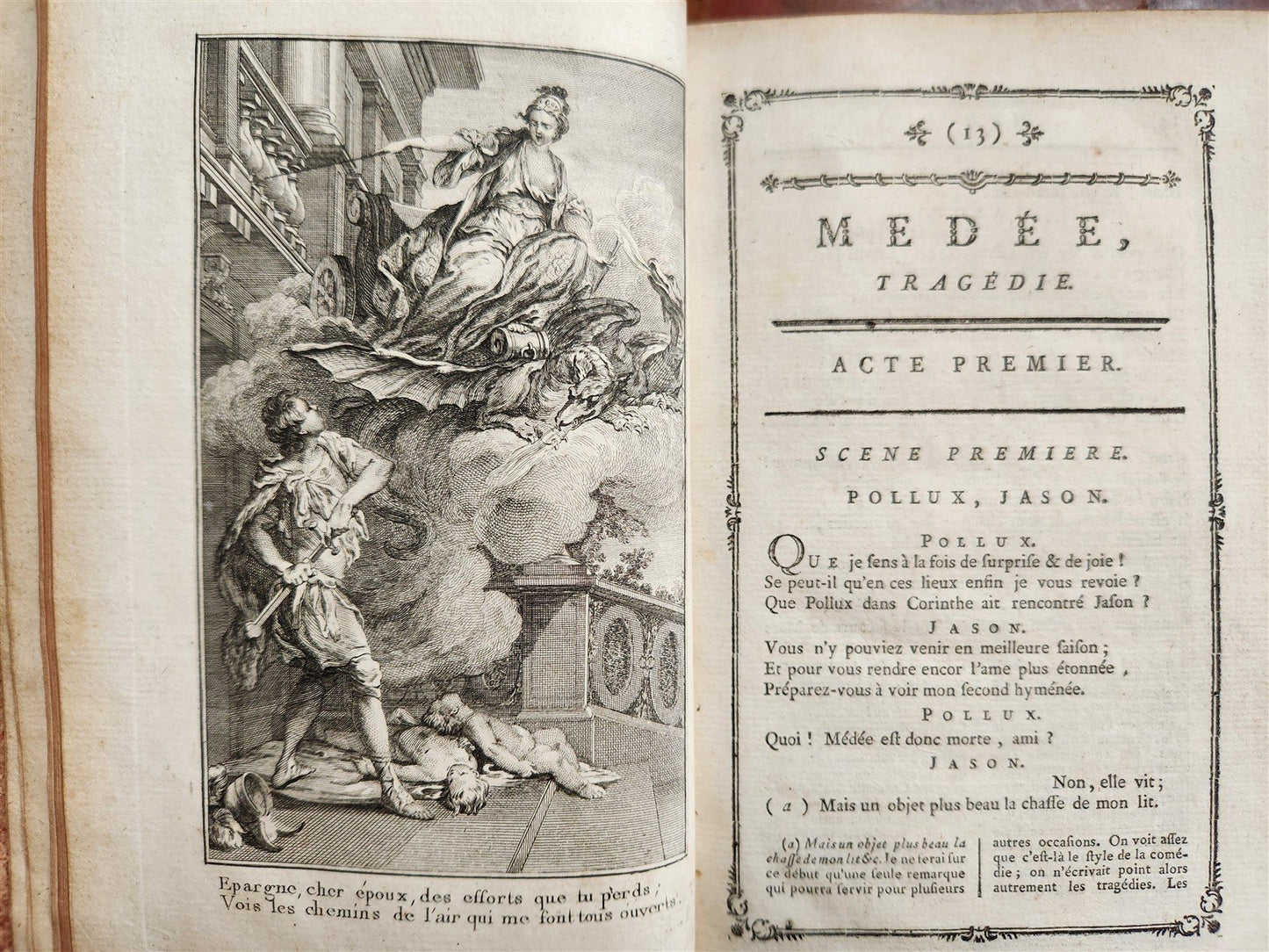 1776 THEATRE by P. CORNEILLE illustrated 9 VOLUMES antique