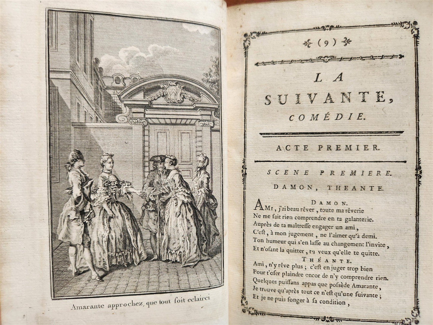 1776 THEATRE by P. CORNEILLE illustrated 9 VOLUMES antique