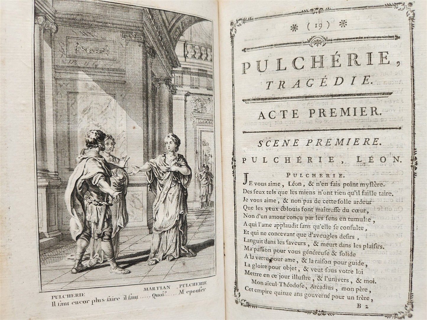 1776 THEATRE by P. CORNEILLE illustrated 9 VOLUMES antique