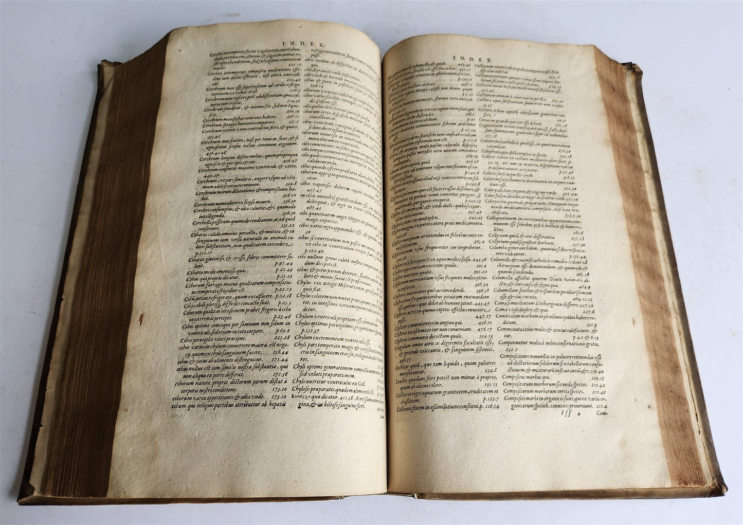 1599 MEDICAL TREATISE by Laurent Jourbert antique VELLUM 16th century FOLIO
