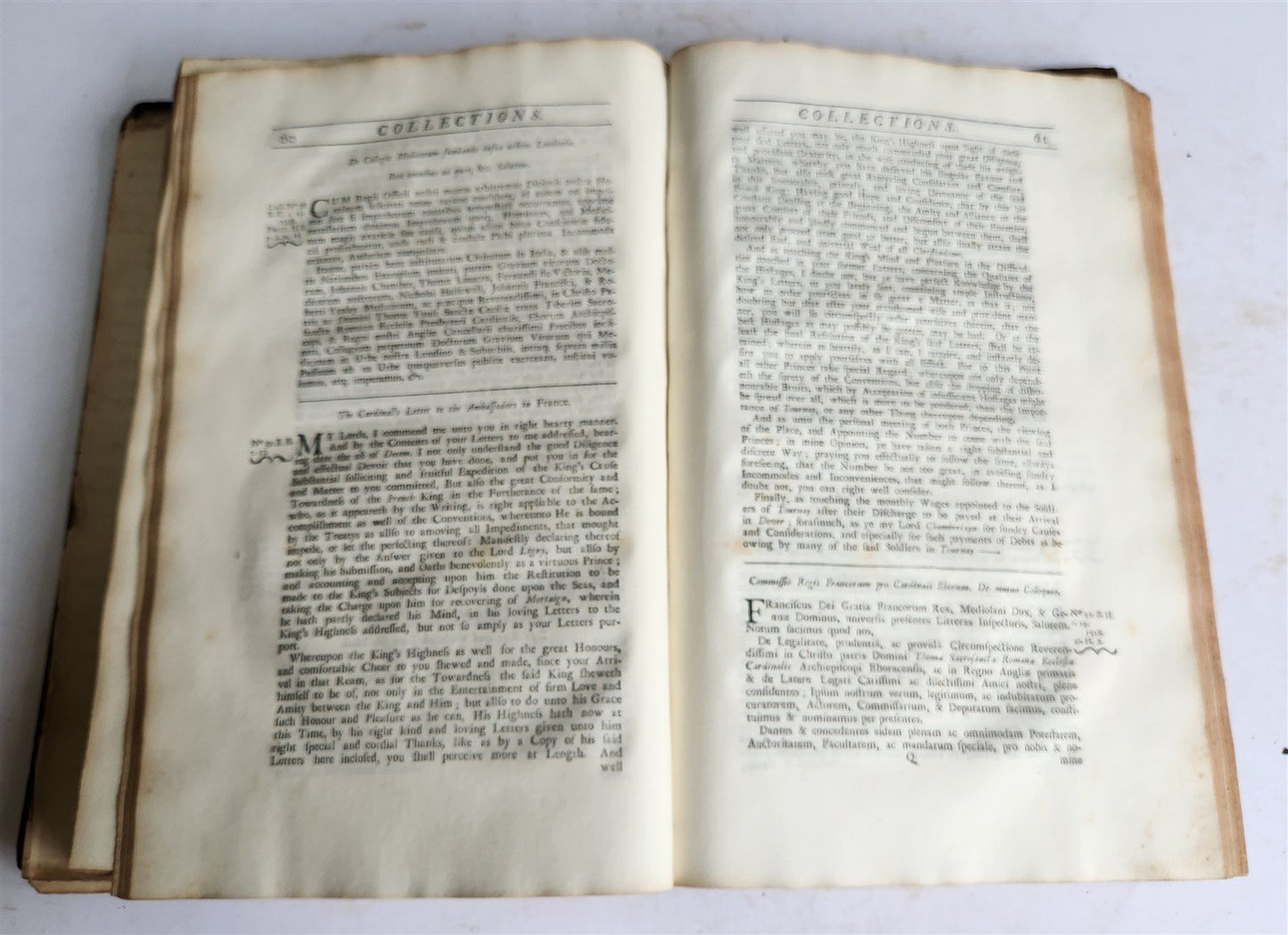 1724 LIFE of CARDINAL WOLSEY by Richard Fiddes ILLUSTRATED FOLIO antique ENGLISH