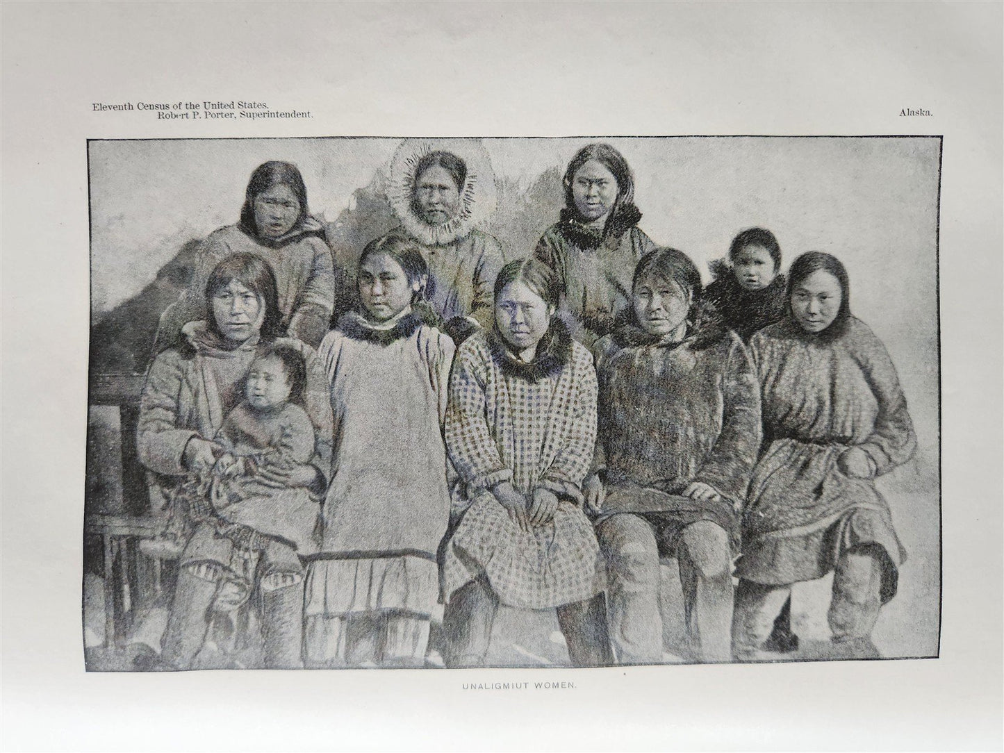 1893 Population & Resources of ALASKA 11th Census ILLUSTRATED antique AMERICANA