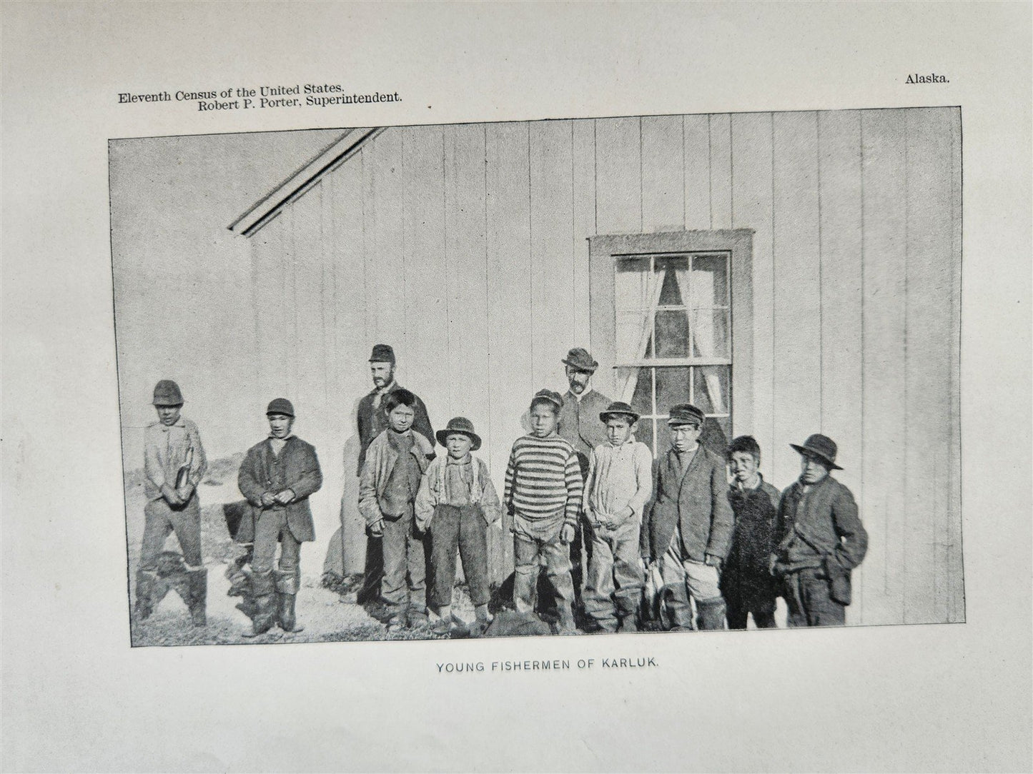 1893 Population & Resources of ALASKA 11th Census ILLUSTRATED antique AMERICANA