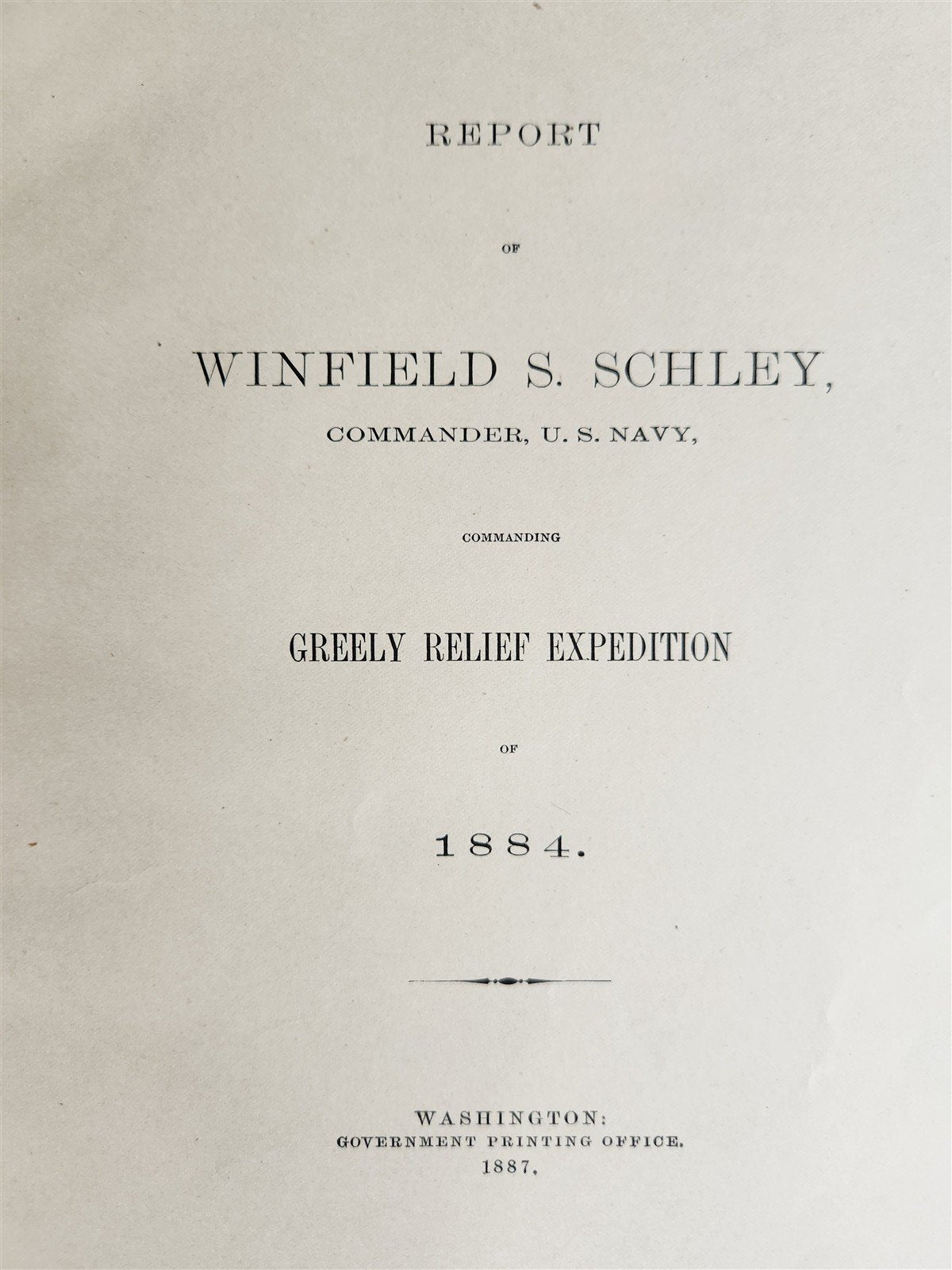 1887 GREELY RELIEF EXPEDITION REPORT of W. Schley ILLUSTRATED antique AMERICANA