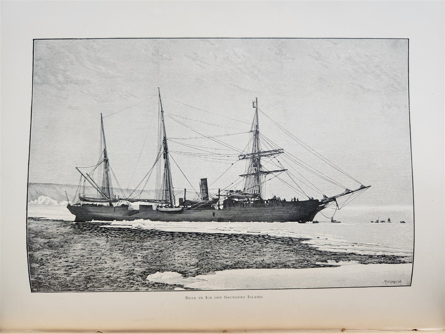 1887 GREELY RELIEF EXPEDITION REPORT of W. Schley ILLUSTRATED antique AMERICANA