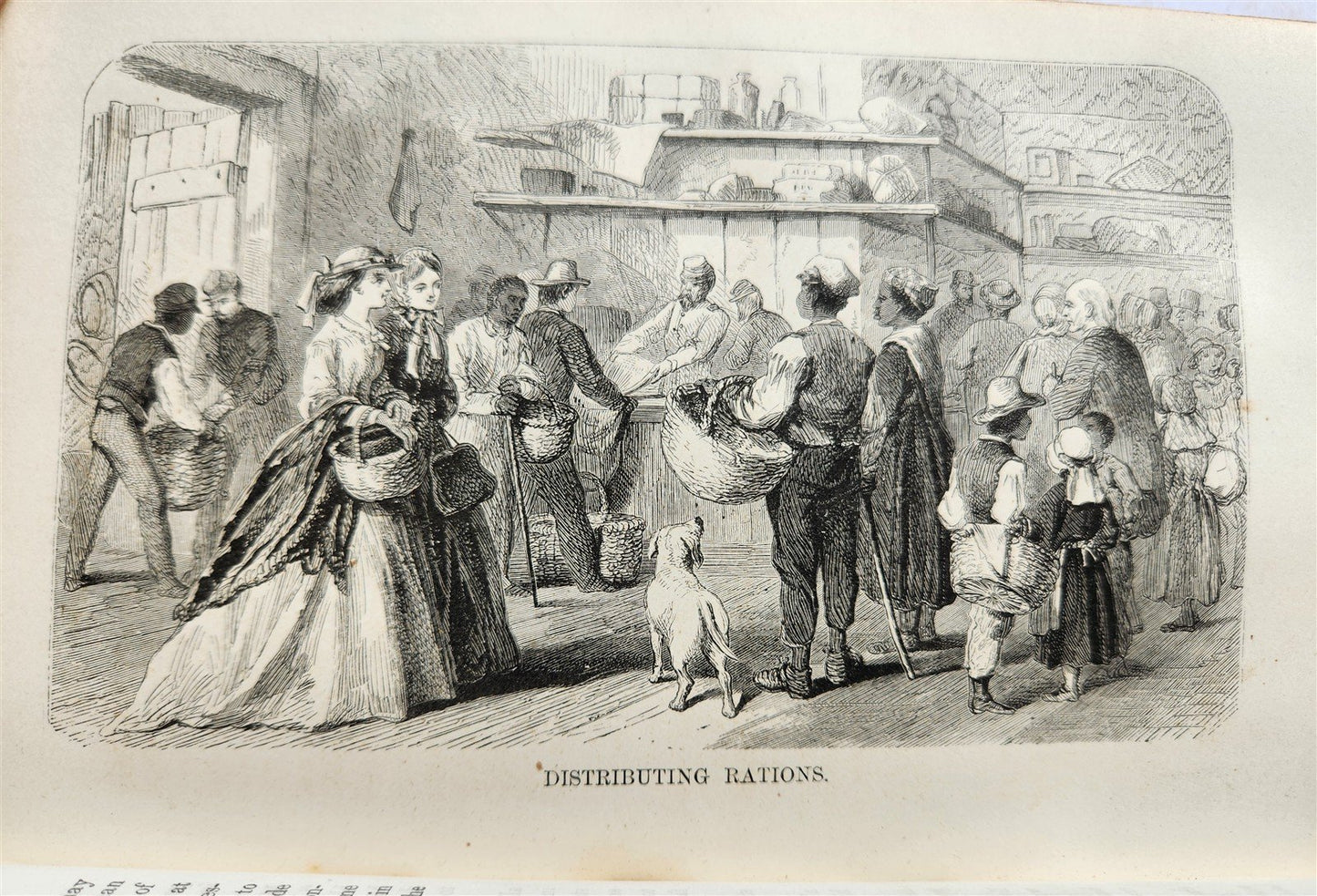1868 DESOLATED STATES & WORK of RESTORATION 1865-1868 antique ILLUSTRATED