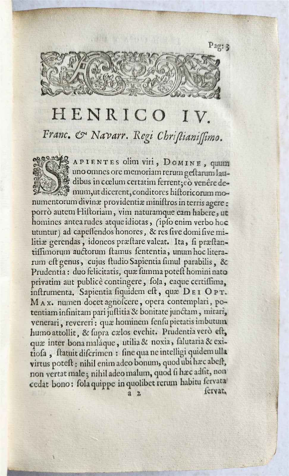 1670 HISTORY by POLYBIUS antique 3 VOLUMES VELLUM BINDING in LATIN & GREEK
