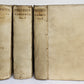 1670 HISTORY by POLYBIUS antique 3 VOLUMES VELLUM BINDING in LATIN & GREEK